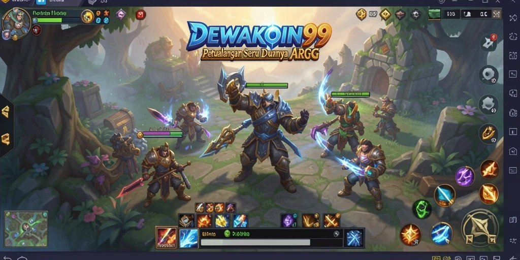 Tampilan gameplay DEWAKOIN99 yang seru dan mendebarkan.