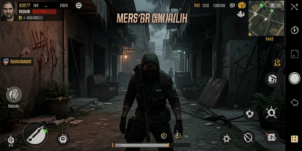 Gameplay <strong>EOS77</strong> yang seram dan mendebarkan saat menjelajahi area gelap.