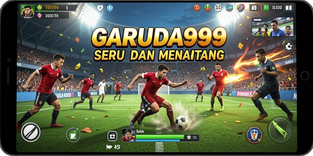 Tampilan gameplay seru di GARUDA999 dengan berbagai jenis olahraga.