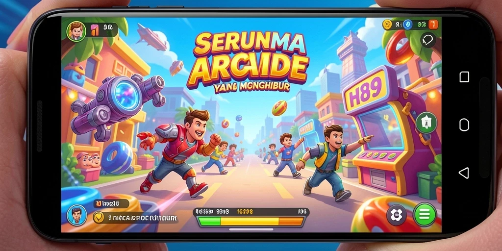 Tampilan gameplay H89 yang penuh warna dan aksi seru.