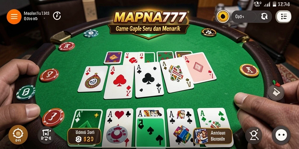 Tampilan gameplay Gaple yang seru dan interaktif.