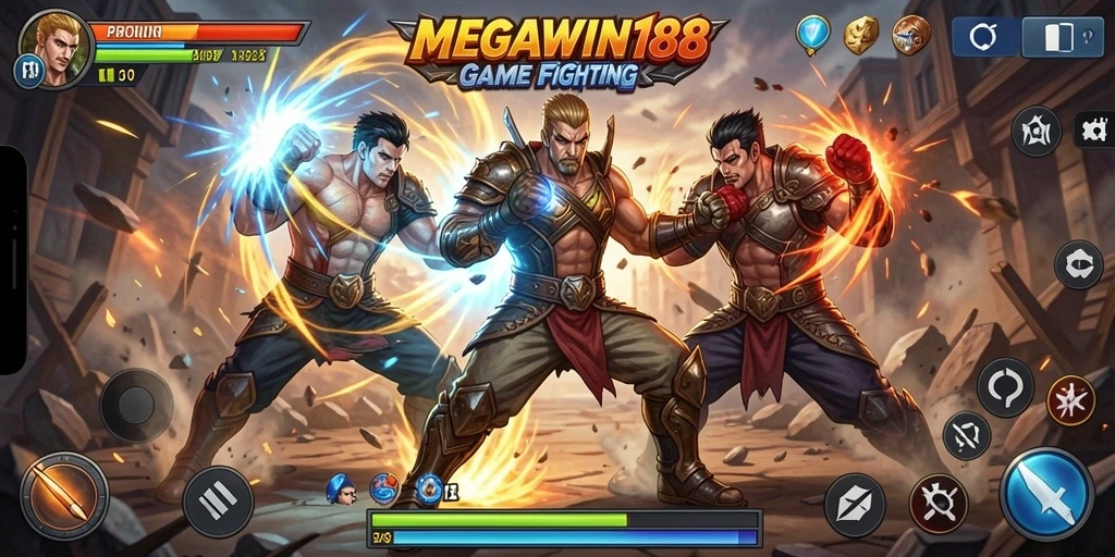 Tampilan seru dari gameplay MEGAWIN188 yang penuh aksi.