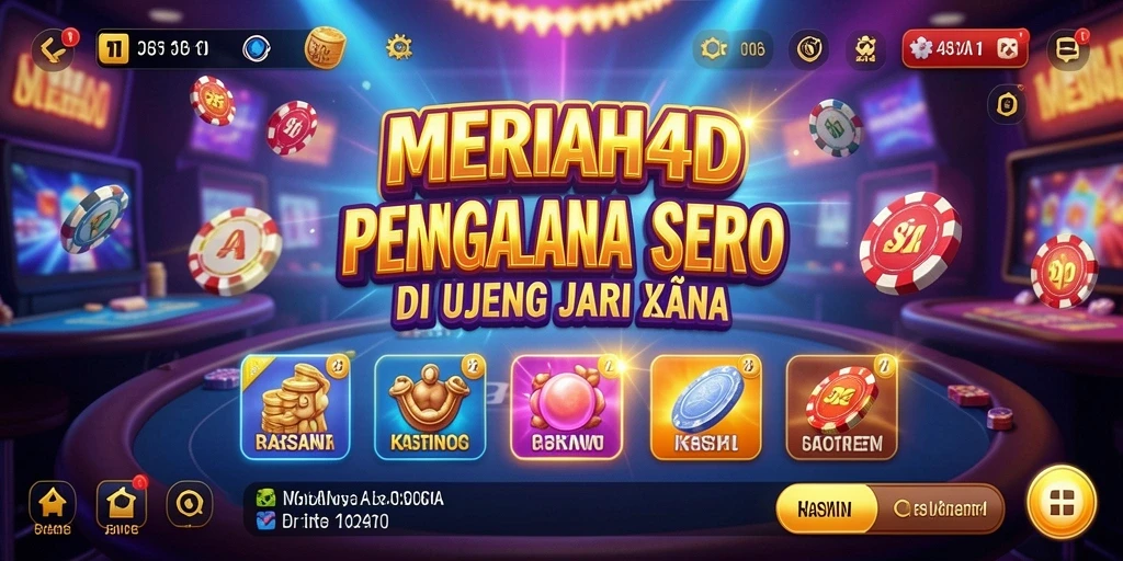 Tampilan gameplay MERIAH4D yang mendebarkan dengan grafis menarik.