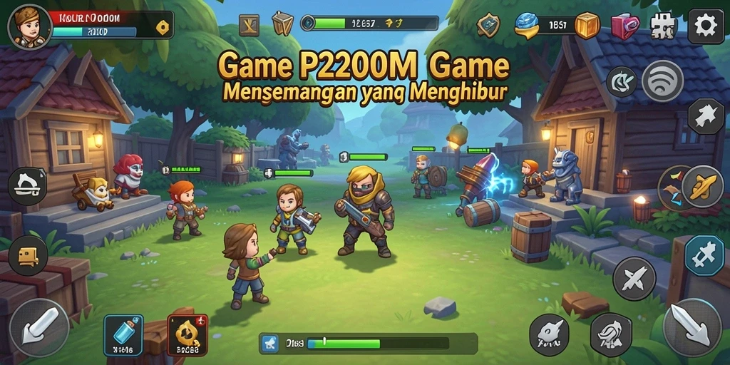 Screenshot utama P200M menampilkan gameplay Idle yang menarik.