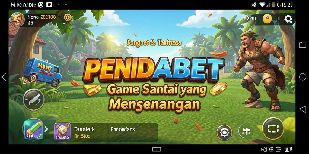 Tampilan gameplay PENIDABET yang ceria dan menarik.