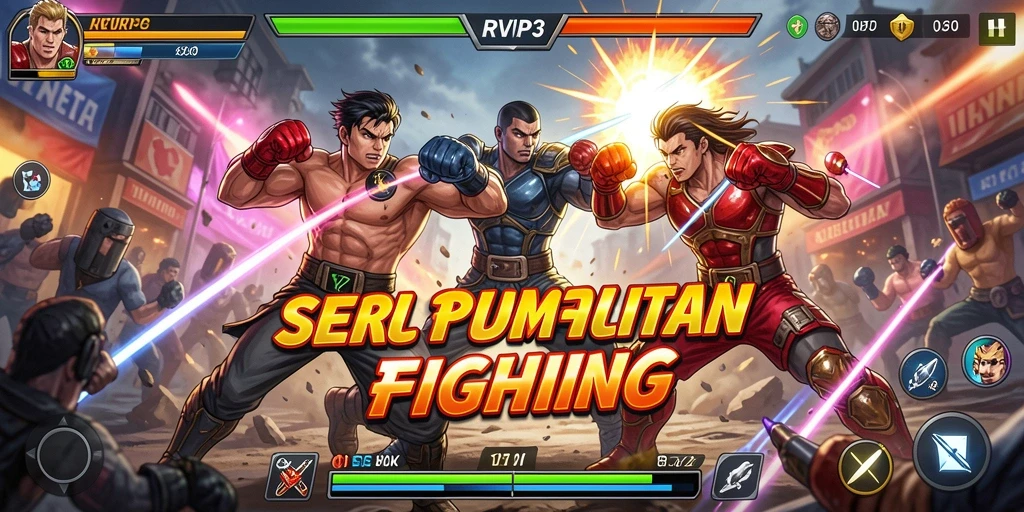 Tampilan pertarungan epik dalam RVIP3 penuh aksi dan ketegangan.