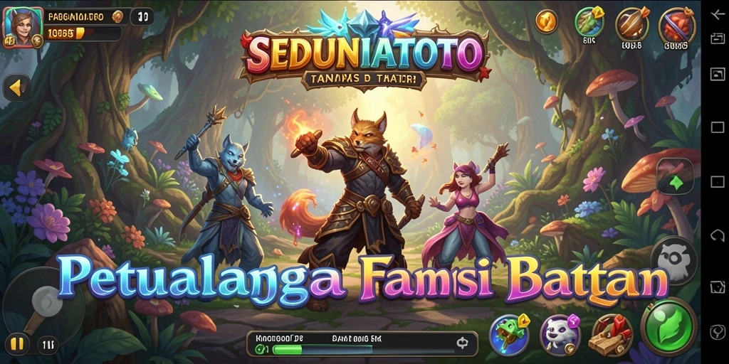 Tampilan gameplay mendebarkan dalam dunia SEDUNIATOTO.