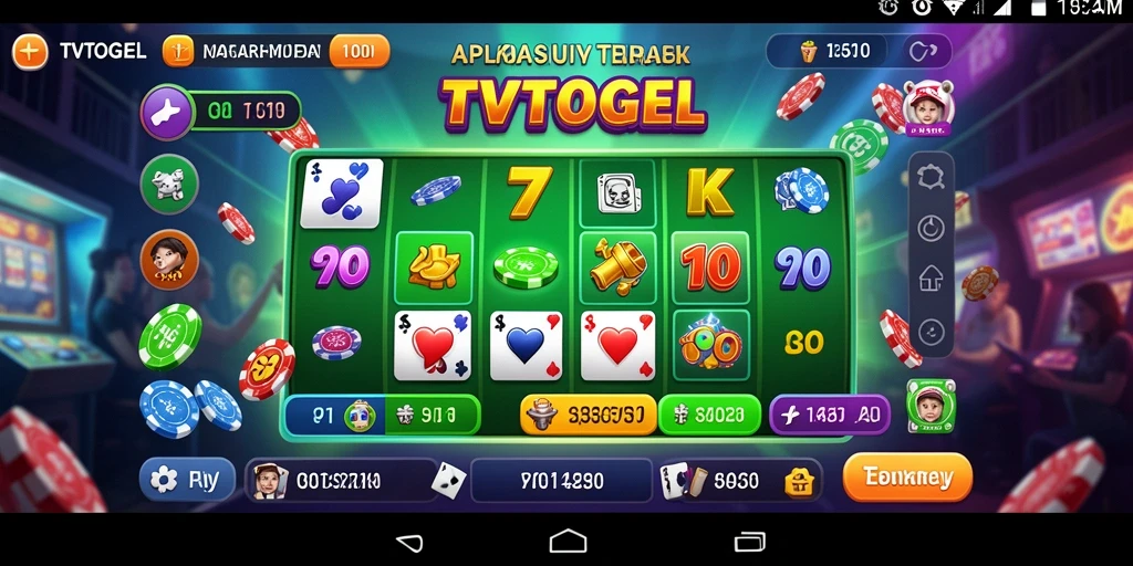 Tampilan aplikasi TVTOGEL yang informatif dan mudah digunakan.
